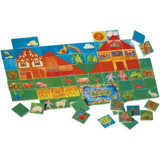 Weiteres Spielmaterial vom Artikel 63021, Varialand, robustes Legespiel aus Holz, 80 Teile Weiteres Spielmaterial vom Artikel 63021, Varialand, robustes Legespiel aus Holz, 80 Teile