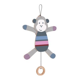 Spielmaterial vom Artikel 64027, bellybutton: Zappeläffchen, Hampelmann Affe aus Holz, 26 cm