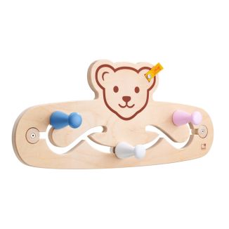 Steiff: Garderobe mit 5 Haken, 44 x 19 cm Steiff: Garderobe mit 5 Haken, 44 x 19 cm