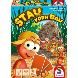 Vorderseite der Verpackung vom Artikel 75053, Stau vorm Bau, Kartenspiel Vorderseite der Verpackung vom Artikel 75053, Stau vorm Bau, Kartenspiel