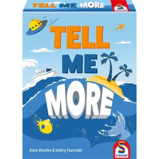 Vorderseite der Verpackung vom Artikel 75056, Tell Me More, Kartenspiel Vorderseite der Verpackung vom Artikel 75056, Tell Me More, Kartenspiel