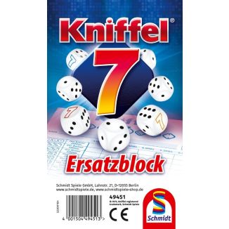 Kniffel® 7, Einzelblock (70 Blatt)
