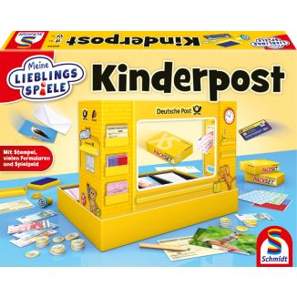 Verpackungsvorderseite aus einem anderen Blickwinkel vom Artikel 40555, Meine Lieblingsspiele: Kinderpost, Kinderspiel