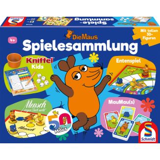 Vorderseite der Verpackung vom Artikel 40598, Die Maus: Spielesammlung, Kinderspiel