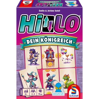 Vorderseite der Verpackung vom Artikel 40680, HiLo® – Dein Königreich, Kinderspiel