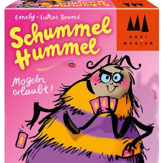 Vorderseite der Verpackung vom Artikel 40881, Drei Magier®: Schummel Hummel, Kartenspiel