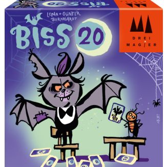 Vorderseite der Verpackung vom Artikel 40890, Drei Magier®: BISS 20, Kartenspiel