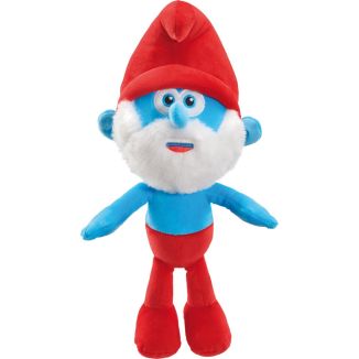 Vorderseite des Plüschartikel 42282, Die Schlümpfe: Papa Schlumpf, 27 cm, Plüsch