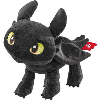 Vorderseite des Plüschartikel 42746, DRAGONS: Ohnezahn, 25 cm