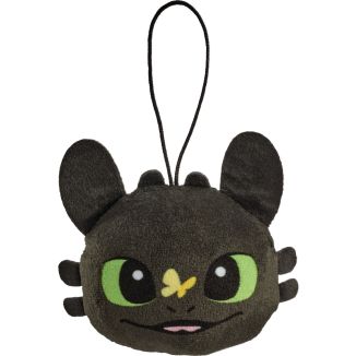 DRAGONS: Ohnezahn, neugierig & launisch, 2-seitiger Plüsch Anhänger