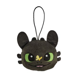 DRAGONS: Ohnezahn, neugierig & launisch, 2-seitiger Plüsch Anhänger