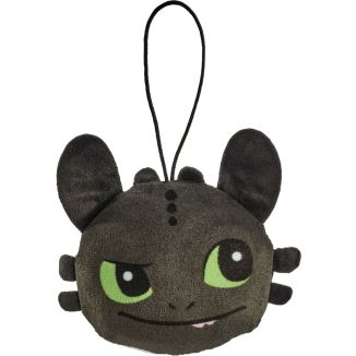 DRAGONS: Ohnezahn, lachend & frech, 2-seitiger Plüsch Anhänger