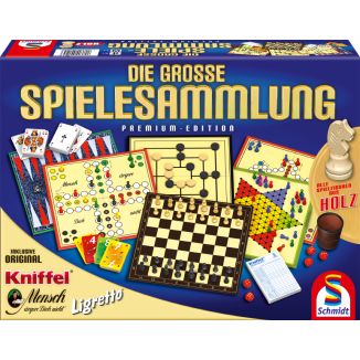 Verpackungsvorderseite aus einem anderen Blickwinkel vom Artikel 49125, Die große Spielesammlung