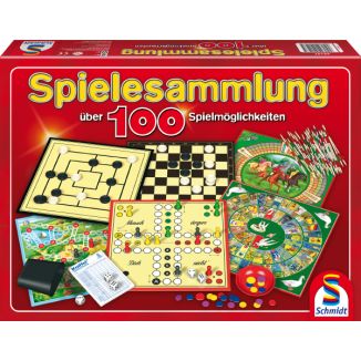 Verpackungsvorderseite aus einem anderen Blickwinkel vom Artikel 49147, Spielesammlung - 100 Spielmöglichkeiten