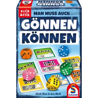 Vorderseite der Verpackung vom Artikel 49368, Gönnen können, Würfelspiel