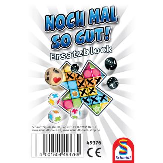 Vorderseite der Verpackung vom Artikel 49376, Noch mal so gut Einzelblock - Ersatzblock (75 Blatt)