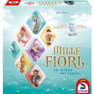 Vorderseite der Verpackung vom Artikel 49400, Mille Fiori, Familienspiel