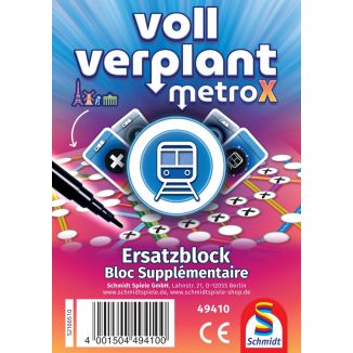 Voll verplant Ersatzblock (76 Blatt)