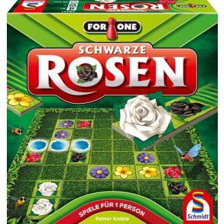 Vorderseite der Verpackung vom Artikel 49431, For One – Schwarze Rosen, Familienspiel