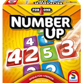 Vorderseite der Verpackung vom Artikel 49433, For One – Number UP, Familienspiel