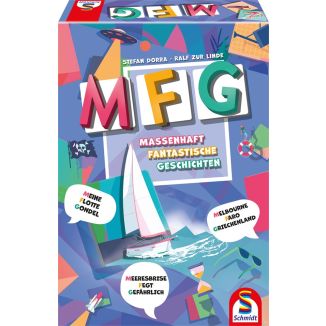 Vorderseite der Verpackung vom Artikel 49445, MFG, Familienspiel