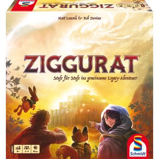 Vorderseite der Verpackung vom Artikel 49457, Ziggurat™, Familienspiel