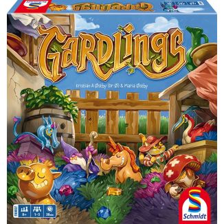 Vorderseite der Verpackung vom Artikel 49465, Gardlings, Familienspiel