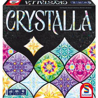 Vorderseite der Verpackung vom Artikel 49471, Crystalla, Familienspiel