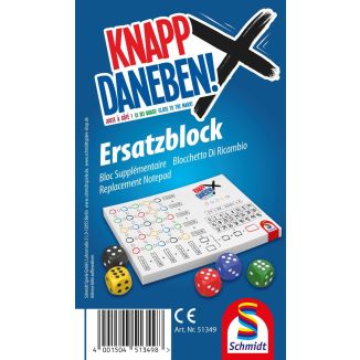 Knapp daneben - Ersatzblock (75 Blatt)