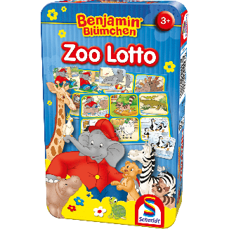 Benjamin Blümchen, Zoo Lotto, Reisespiel in der Metalldose