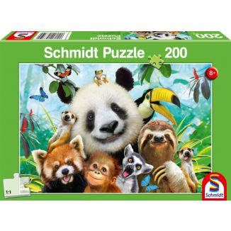 Vorderseite der Verpackung vom Artikel 56359, Einfach tierisch!, 200 Teile Kinderpuzzle