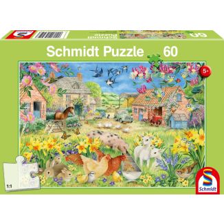Mein kleiner Bauernhof, 60 Teile Kinderpuzzle