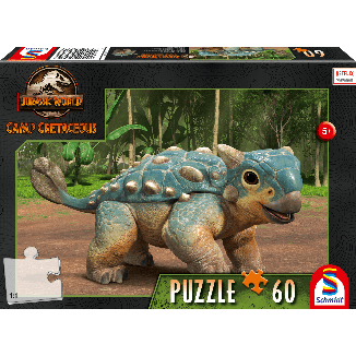 Jurassic World: Camp Cretaceous - Der Ankylosaurus Bumpy, 60 Teile Kinderpuzzle
