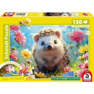 Vorderseite der Verpackung vom Artikel 56584, Igelchen, 150 Teile Kinderpuzzle