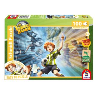 Die Fussballbande: Kampfgeist, 100 Teile, Grasfaser Kinderpuzzle
