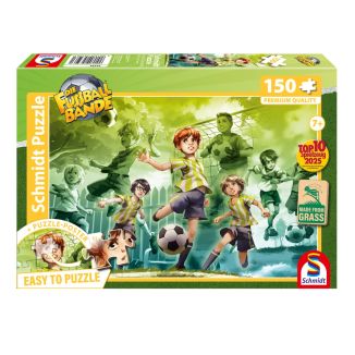 Die Fussballbande: Am Ball bleiben, 150 Teile, Grasfaser Kinderpuzzle
