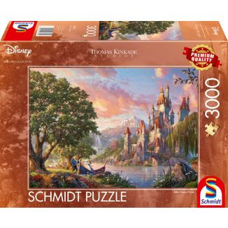 Thomas Kinkade Studios: Disney Dreams Collections - Belle’s Magical World, 3.000 Teile Puzzle
