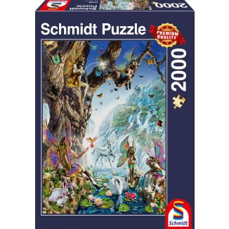 Im Tal der Wasserfeen, 2.000 Teile Puzzle