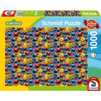 Vorderseite der Verpackung vom Artikel 57575, Sesamstrasse®: Wer, wie, was?, 1.000 Teile Puzzle