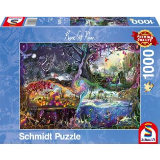 Vorderseite der Verpackung vom Artikel 57587, Rose Cat Khan: Portal der vier Reiche, 1.000 Teile Puzzle
