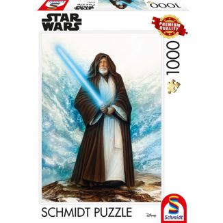 Vorderseite der Verpackung vom Artikel 57593, Disney: Star Wars - The Jedi Master, 1.000 Teile Puzzle