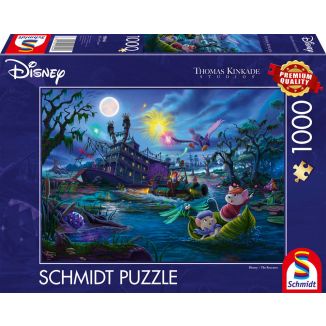 Vorderseite der Verpackung vom Artikel 58046, Thomas Kinkade Studios: Disney Dreams Collection - The Rescuers (Bernard und Bianca), 1.000 Teile Puzzle