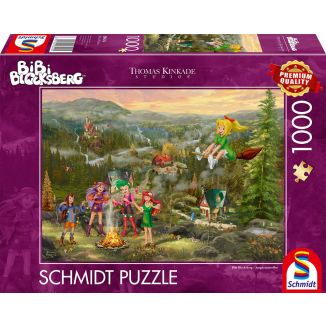 Thomas Kinkade Studios: Bibi Blocksberg – Junghexentreffen, 1.000 Teile Puzzle