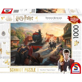 Vorderseite der Verpackung vom Artikel 58428, Thomas Kinkade Studios: Harry Potter™ Hogwarts Express™, 1.000 Teile Puzzle