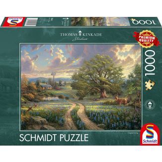 Vorderseite der Verpackung vom Artikel 58461, Thomas Kinkade Studios: Painter of Light - Country Living, 1.000 Teile Puzzle