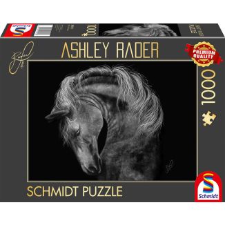Vorderseite der Verpackung vom Artikel 58543, Ashley Rader: Power, Pferd, im Zeichen der Stärke, 1.000 Teile Puzzle Vorderseite der Verpackung vom Artikel 58543, Ashley Rader: Power, Pferd, im Zeichen der Stärke, 1.000 Teile Puzzle
