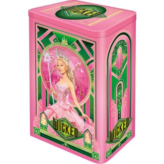 Vorderseite der Verpackung vom Artikel 58585, WICKED: Glinda in der Nostalgie Metalldose, 500 Teile Puzzle