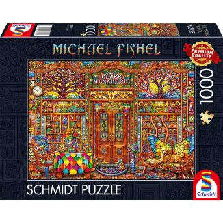 Vorderseite der Verpackung vom Artikel 58614, Michael Fishel: Glas-Menagerie, 1.000 Teile Puzzle Vorderseite der Verpackung vom Artikel 58614, Michael Fishel: Glas-Menagerie, 1.000 Teile Puzzle