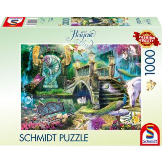 Vorderseite der Verpackung vom Artikel 58631, Jeff Haynie: Der geheime Garten, 1.000 Teile Puzzle
