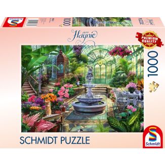 Vorderseite der Verpackung vom Artikel 58633, Jeff Haynie: Viktorianisches Gewächshaus, 1.000 Teile Puzzle